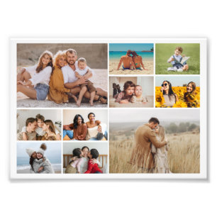 Creëer Your Ewn 10 Photo Collage Photo Enlargement Foto Afdruk