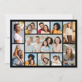 Creëer Your Ewn 11 Photo Collage Greeting Kaart