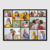 Creëer Your Ewn 12 Photo Collage Magnetic Kaart (Voorkant)