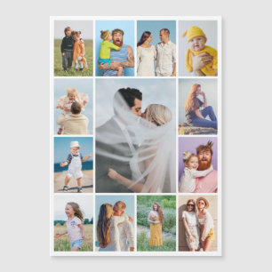 Creëer Your Ewn 13 Photo Collage Magnetic Kaart