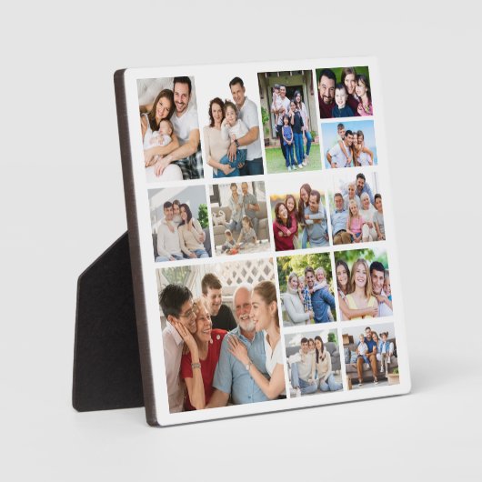 Creëer Your Ewn 14 Photo Collage Fotoplaat (Voorkant)