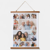 Creëer Your Ewn 14 Photo Collage Hangend Wandkleed (Voorkant)