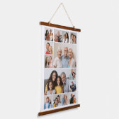 Creëer Your Ewn 14 Photo Collage Hangend Wandkleed (Gebogen)