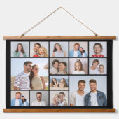 Creëer Your Ewn 14 Photo Collage Hangend Wandkleed (Voorkant)