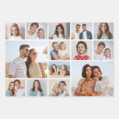 Creëer Your Ewn 14 Photo Collage Inpakpapier Vel (Voorkant 2)