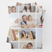 Creëer Your Ewn 14 Photo Collage Inpakpapier Vel (In situ)