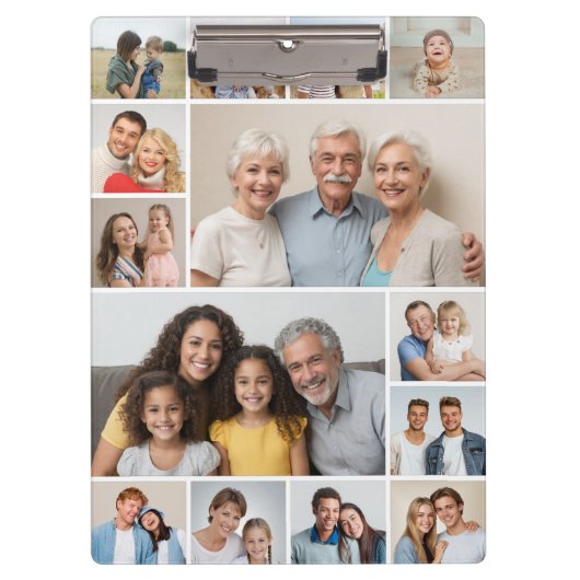 Creëer Your Ewn 14 Photo Collage Klembord (Voorkant)