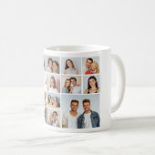 Creëer Your Ewn 14 Photo Collage Koffiemok (Voorkant rechts)