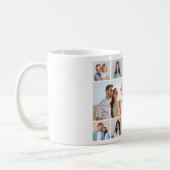 Creëer Your Ewn 14 Photo Collage Koffiemok (Links)