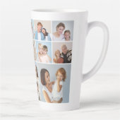 Creëer Your Ewn 14 Photo Collage Latte Mok (Rechts)