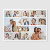 Creëer Your Ewn 14 Photo Collage Magnetic Kaart (Voorkant)