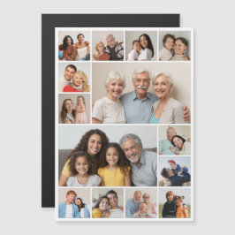 Creëer Your Ewn 14 Photo Collage Magnetic Kaart