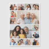 Creëer Your Ewn 14 Photo Collage Magnetic Kaart (Voorkant)