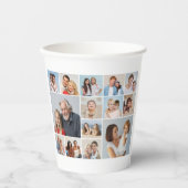 Creëer Your Ewn 14 Photo Collage Papieren Bekers (Voorkant)