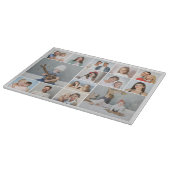 Creëer Your Ewn 14 Photo Collage Snijplank (Hoek)