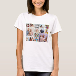 Creëer Your Ewn 14 Photo Collage T-shirt