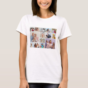 Creëer Your Ewn 14 Photo Collage T-shirt
