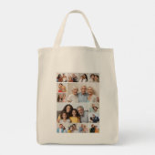 Creëer Your Ewn 14 Photo Collage Tote Bag (Achterkant)