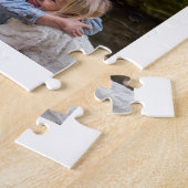 Creëer Your Ewn 16 Square Photo Collage White Legpuzzel (Zijkant)