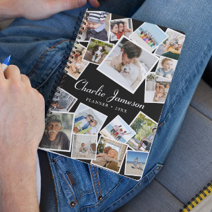 Creëer Your Ewn 17 Photo Collage Personalized Year Planner