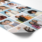 Creëer Your Ewn 18 Photo Collage Poster (Hoek)