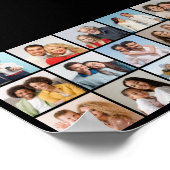 Creëer Your Ewn 18 Photo Collage Poster (Hoek)