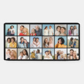 Creëer Your Ewn 18 Photo Collage Spandoek (Horizontaal)