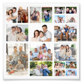 Creëer Your Ewn 19 Photo Collage Foto Afdruk (Voorkant)