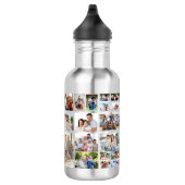 Creëer Your Ewn 19 Photo Collage Waterfles (Rechts)