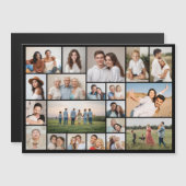 Creëer Your Ewn 20 Photo Collage Magnetic Kaart (Voorkant / Achterkant)