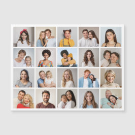 Creëer Your Ewn 20 Photo Collage Magnetic Kaart
