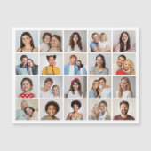 Creëer Your Ewn 20 Photo Collage Magnetic Kaart (Voorkant)
