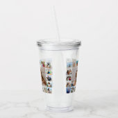 Creëer Your Ewn 21 Photo Collage Acryl Drinkbeker (Links)