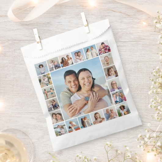 Creëer Your Ewn 21 Photo Collage Bedankzakje (Geknipt)