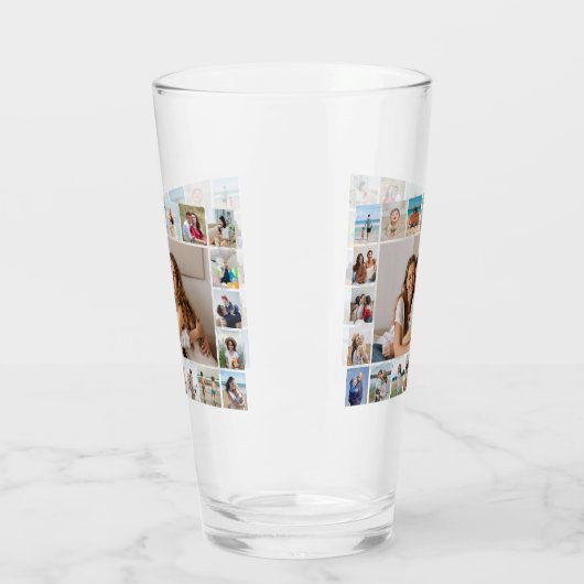 Creëer Your Ewn 21 Photo Collage Glas (Links)