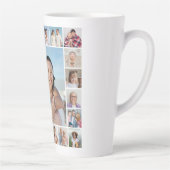 Creëer Your Ewn 21 Photo Collage Latte Mok (Rechts)