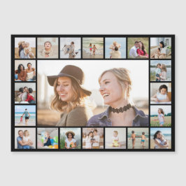 Creëer Your Ewn 21 Photo Collage Magnetic Kaart