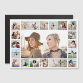 Creëer Your Ewn 21 Photo Collage Magnetic Kaart