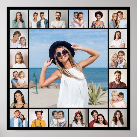 Creëer Your Ewn 21 Photo Collage Poster (Voorkant)