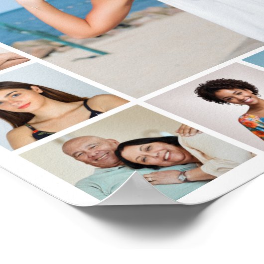 Creëer Your Ewn 21 Photo Collage Poster (Hoek)