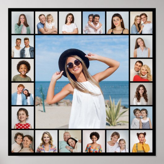 Creëer Your Ewn 21 Photo Collage Poster (Voorkant)