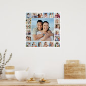 Creëer Your Ewn 21 Photo Collage Poster (Keuken)