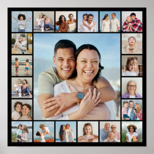 Creëer Your Ewn 21 Photo Collage Poster