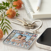 Creëer Your Ewn 21 Photo Collage Sleutelhanger (Voorkant Rechts)