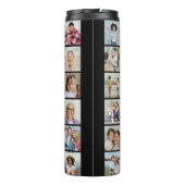 Creëer Your Ewn 21 Photo Collage Thermosbeker (Achterkant)