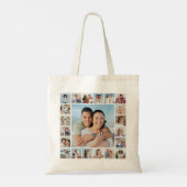 Creëer Your Ewn 21 Photo Collage Tote Bag (Achterkant)