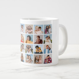 Creëer Your Ewn 24 Photo Collage Grote Koffiekop
