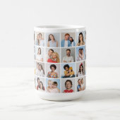 Creëer Your Ewn 24 Photo Collage Koffiemok (Center)