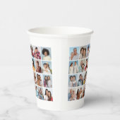 Creëer Your Ewn 24 Photo Collage Papieren Bekers (Rechts)