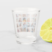 Creëer Your Ewn 24 Photo Collage Shot Glas (Achterkant)